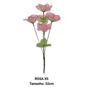 ROSA X5  32cm - FLORARTE