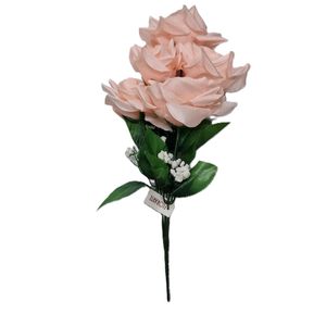 ROSA TRIANGULAR X5 PESSEGO 40CM - FLORARTE