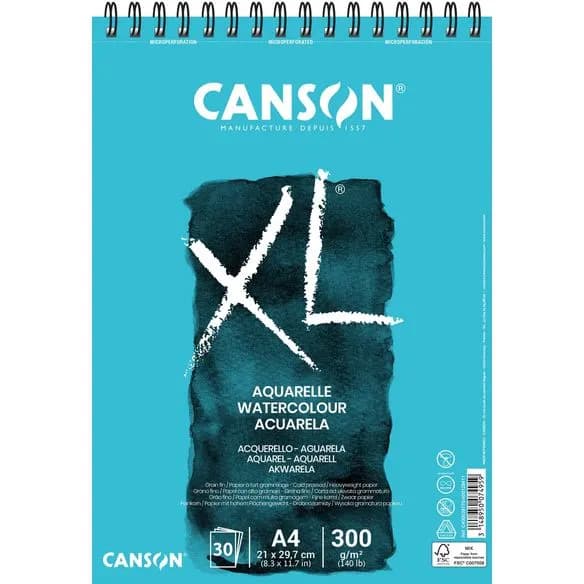 Bloco-XL-Aquarelle-300-g-m--A4--com-30-Folhas---Canson