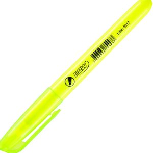 Caneta Marca Texto Fluorescente Amarela - BRW