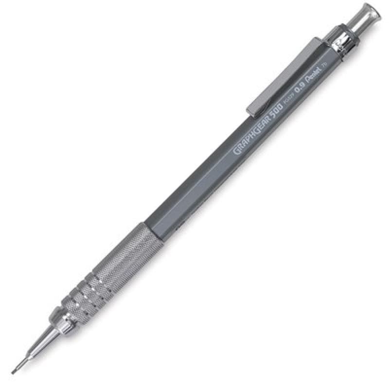 Lapiseira--GraphGear-500-0-9mm-Cinza---Pentel