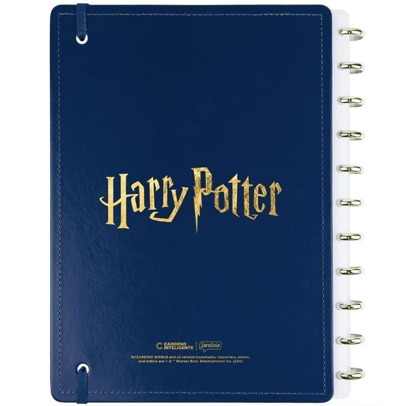 Caderno-Inteligente-Grande--Harry-Potter-Azul---Jandaia