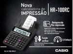 Calculadora-reprint-E-check-HR-100RC-bobina-bivolt---Casio