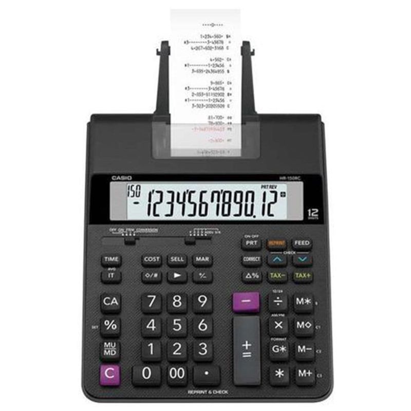 Calculadora-Reprint-e-Check-HR-150RC-Bobina-Bivolt---Casio