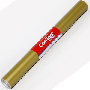 PLASTICO ADESIVO CON-TACT PLAVITEC 45CM X 1MT METALIZADO OURO