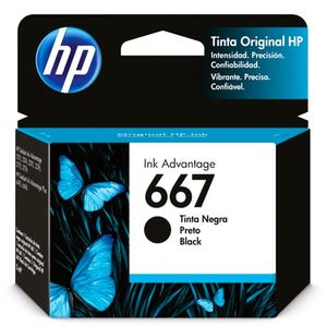 Cartucho de Tinta HP 667 Preto - HP