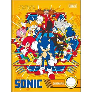 Caderno de Caligrafia Brochura Capa Dura Universitário Sonic 40 Folhas - Tilibra