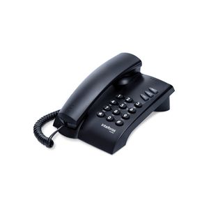 Telefone com Fio Pleno sem chave Preto -  Intelbras