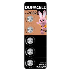 Pilha Moeda de Lítio 3V CR2032 - Duracell