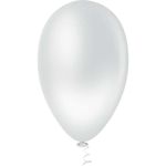 Balao-Gran-Festa-liso-6-5-cm-com-50-Unidades-Branco---Pic-Pic