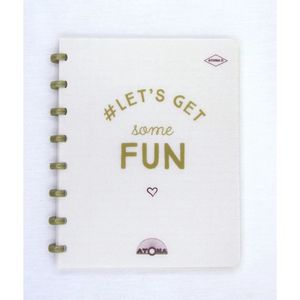 Caderno Inteligente Happy 70 - A5 Pautado 72 Folhas Fun -  Atoma