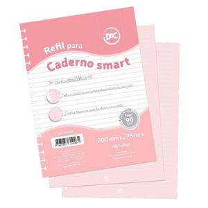 Refil Universitário para Caderno Smart 48 Folhas - DAC