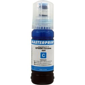 Tinta Refil Epson 504/544  70 ml Ciano - Masterprint