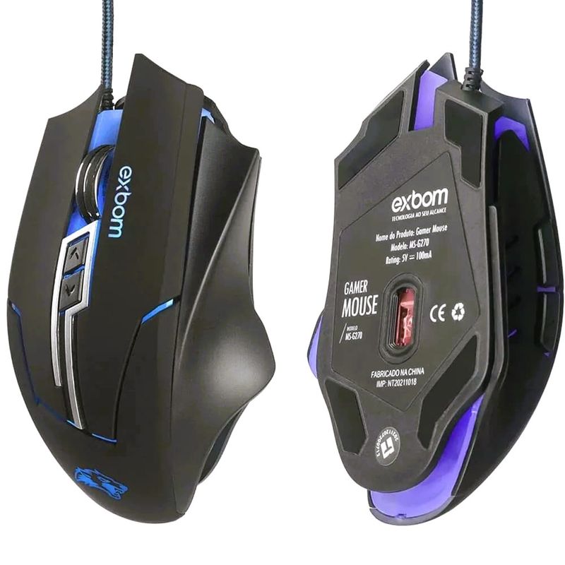 Mouse-Gamer-7D-Warrior-3200-Dpi-com-RGB-MS-G270---Exbom