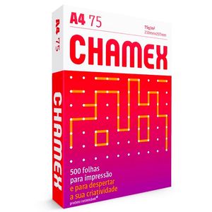 Papel Sulfite A4 75g 500 Folhas Branco  -  Chamex