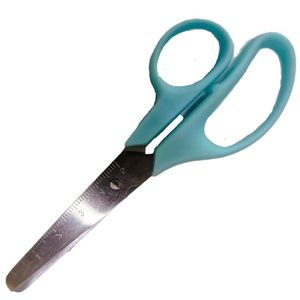 Tesoura Escolar 12 cm com Régua Cores Pastel - Master