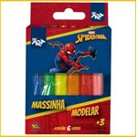 Massa-de-Modelar-Homem-Aranha-6-Cores---DAC