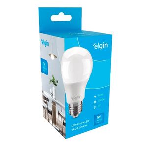 Lâmpada de Led Bulbo A55 7 Watts t 6500K - Elgin