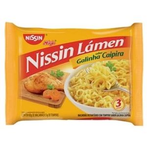 Sopão de Galinha Caipira 85 g - Nissin Lamens