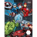 Caderno-Brochura--Capa-Dura--Caligrafia--Avenger-Assemble-40-Folhas---Tilibra