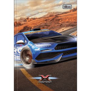 Caderno Capa Dura Brochura 1/4 Top Racing 48 Folhas Tilibra