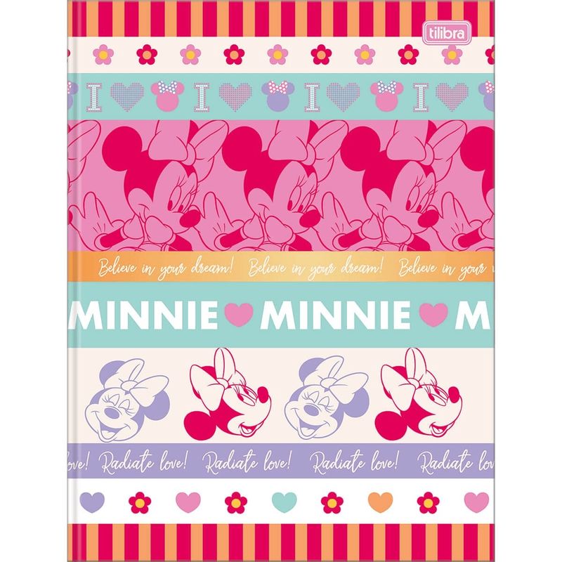 Caderno-Brochura--Capa-Dura--Minnie-1-Materia-80-Folhas---Tilibra