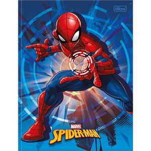 Caderno Brochura  Capa Dura  Spider Man 1 Matéria 80 Folhas - Tilibra