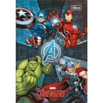 Caderno-Brochura--Capa-Dura--Avenger-Assemble-1-Materia-80-Folhas---Tilibra