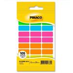 Etiqueta-Retangular-Neon-Colors-com-105-unidades----Pimaco