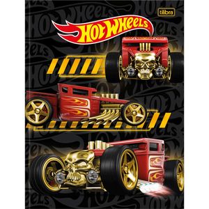 Caderno Brochura Capa Dura Hot Wheels 1 Matéria 80 Folhas  - Tilibra