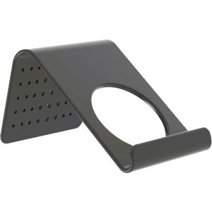 Porta Celular e Tablet Prime Metalizado Preto -  Waleu